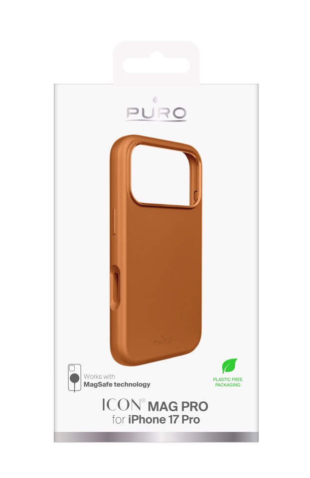 PURO ICON MAG PRO Cover Arancione Iphone 17 pro