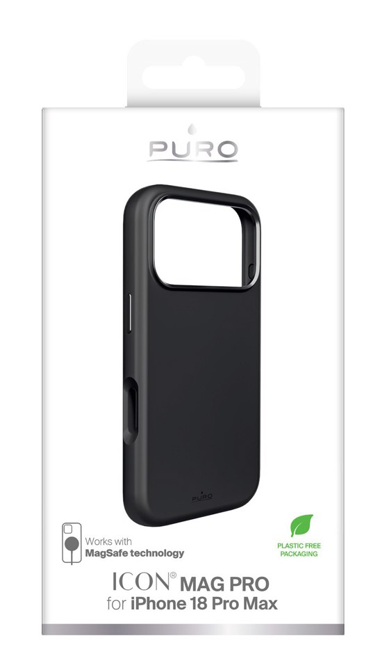 PURO ICON MAG PRO custodia per cellulare 17,5 cm (6.9") Cover Nero