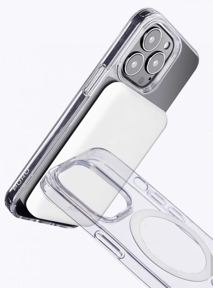 PURO IPC14P61LITEMAGTR custodia per cellulare 15,5 cm (6.1") Cover Trasparente