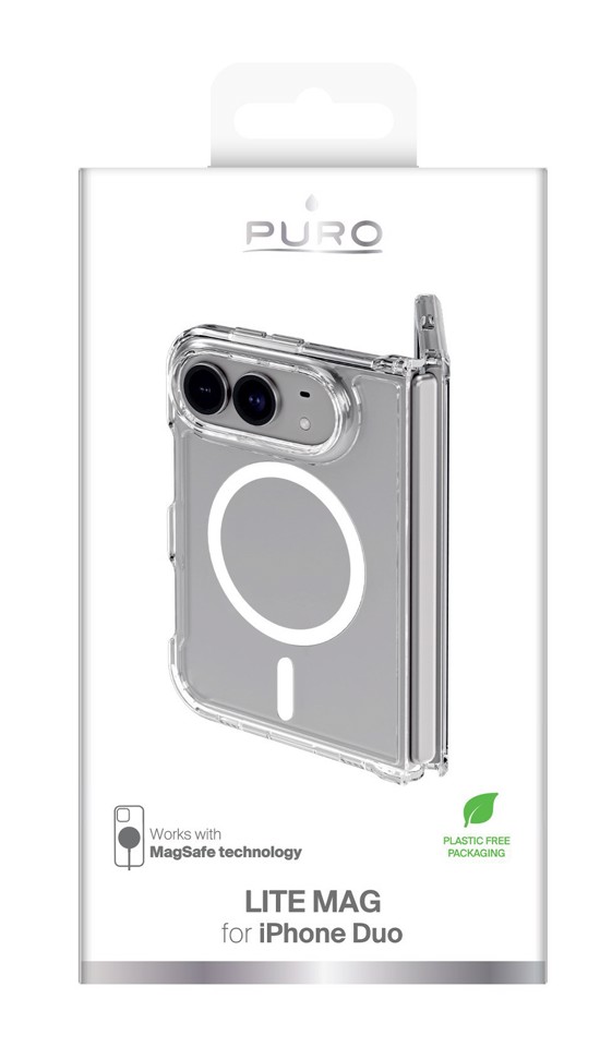 PURO Lite Mag custodia per cellulare 19,3 cm (7.6") Cover Trasparente