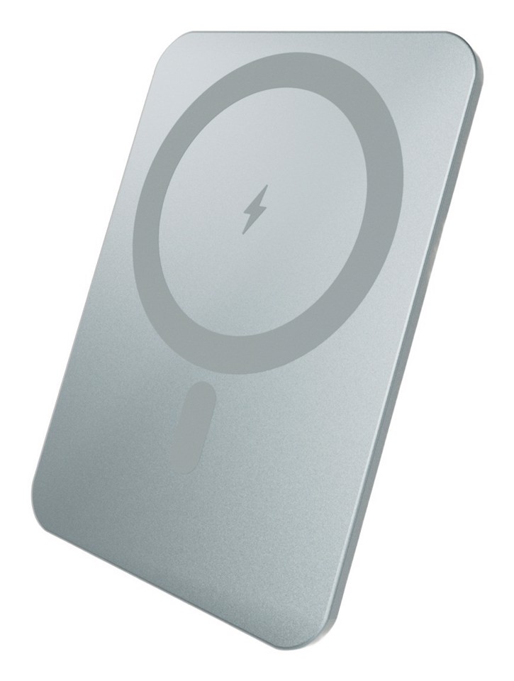 PURO Lite Slim Power Mag Polimeri di litio (LiPo) 3000 mAh Carica wireless Blu