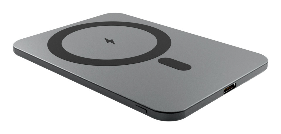 PURO Lite Slim Power Mag Polimeri di litio (LiPo) 3000 mAh Carica wireless Nero