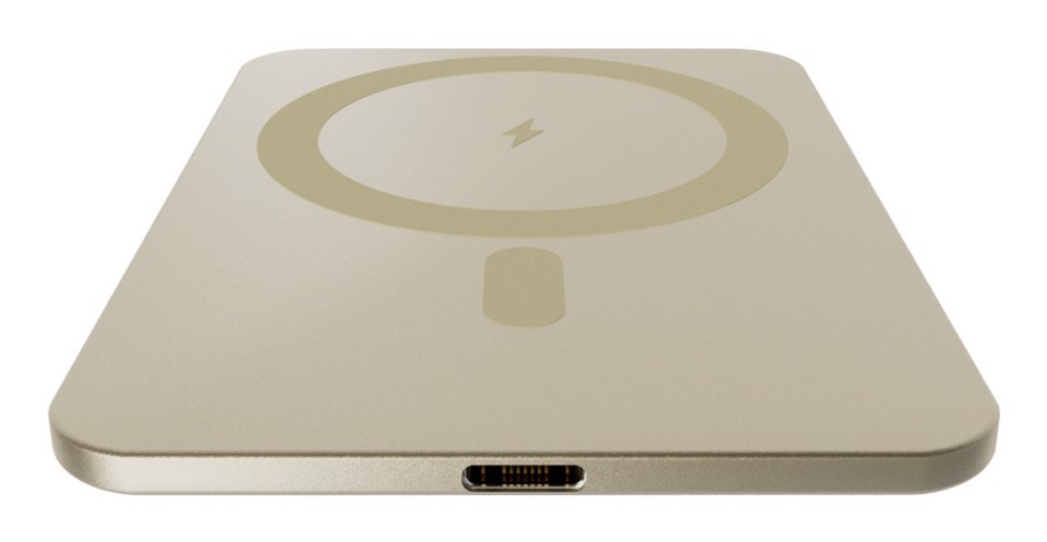 PURO Lite Slim Power Mag Polimeri di litio (LiPo) 3000 mAh Carica wireless Oro