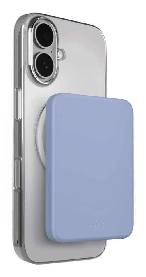 PURO Mini Power Mag Polimeri di litio (LiPo) 4200 mAh Carica wireless Blu