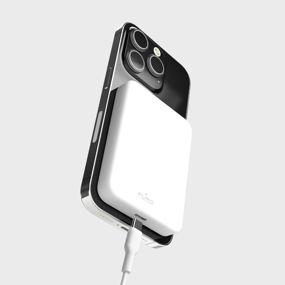 PURO Power Bank compatibile MagSafe “Mini Power Mag” per iPhone