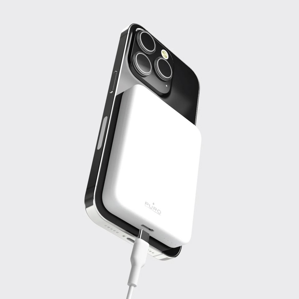 PURO Power Bank compatibile MagSafe “Mini Power Mag” per iPhone