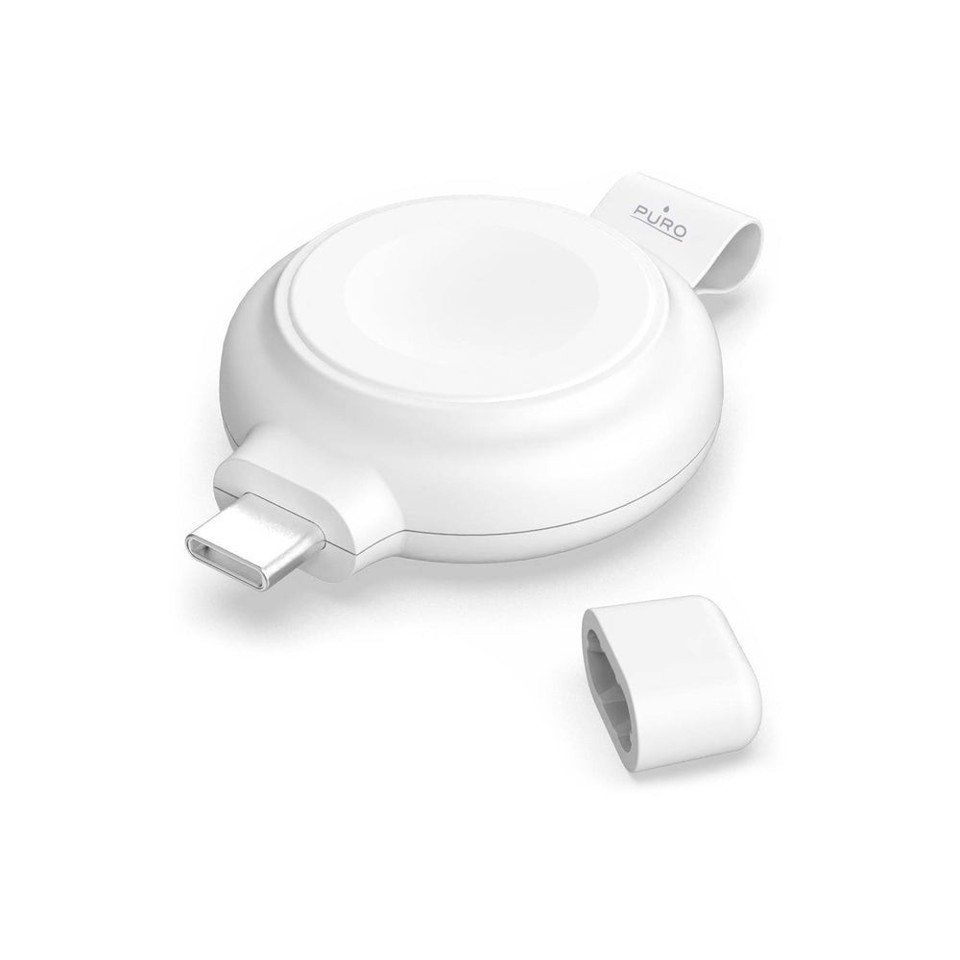 PURO Power Go Mini Auricolare, Orologio intelligente Bianco USB Carica wireless Interno