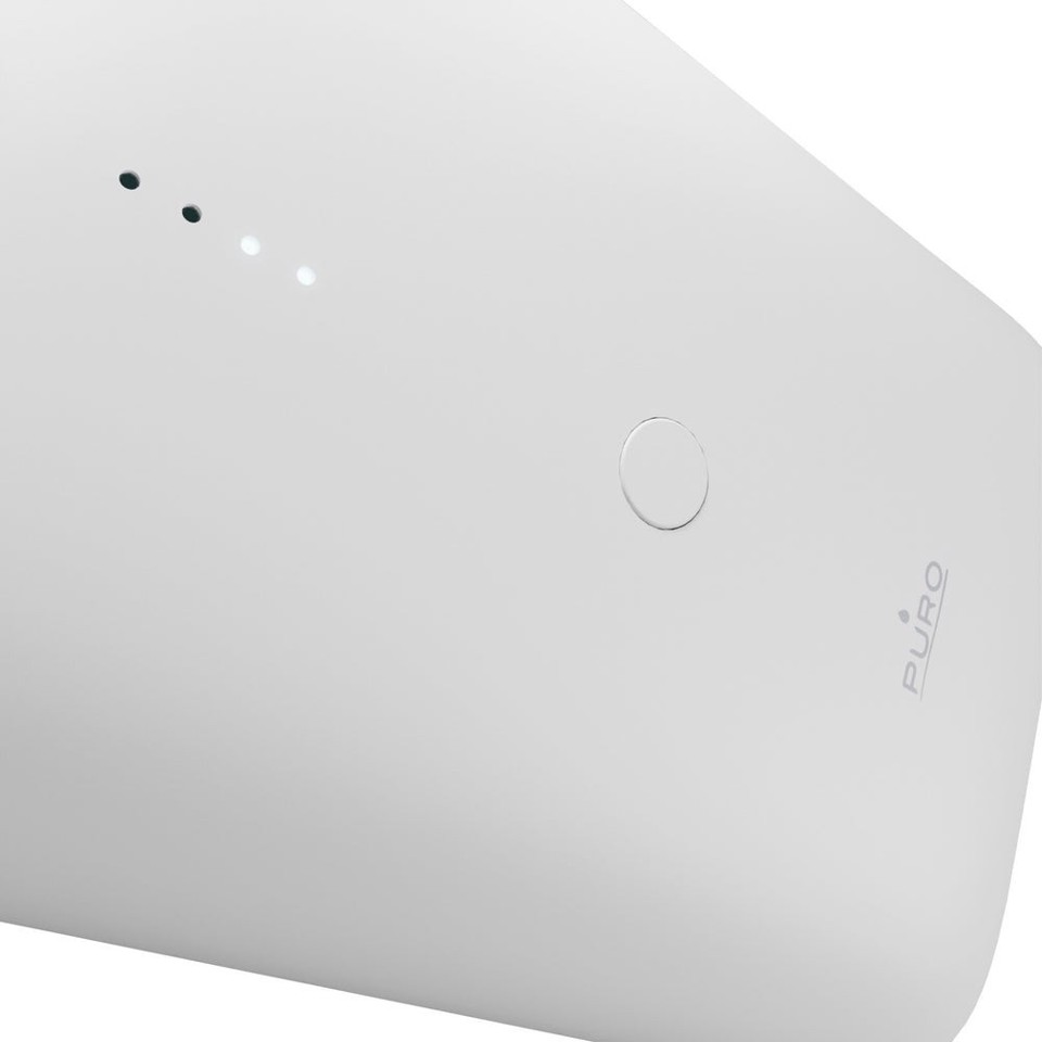 PURO Power Mini 10 Ioni di Litio 10000 mAh Bianco