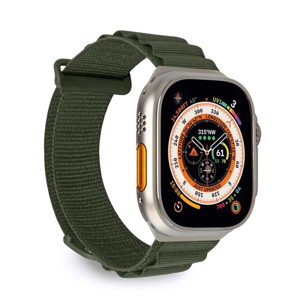 PURO PUAW44EXTREMEDKGRN accessorio indossabile intelligente Band Verde Nylon