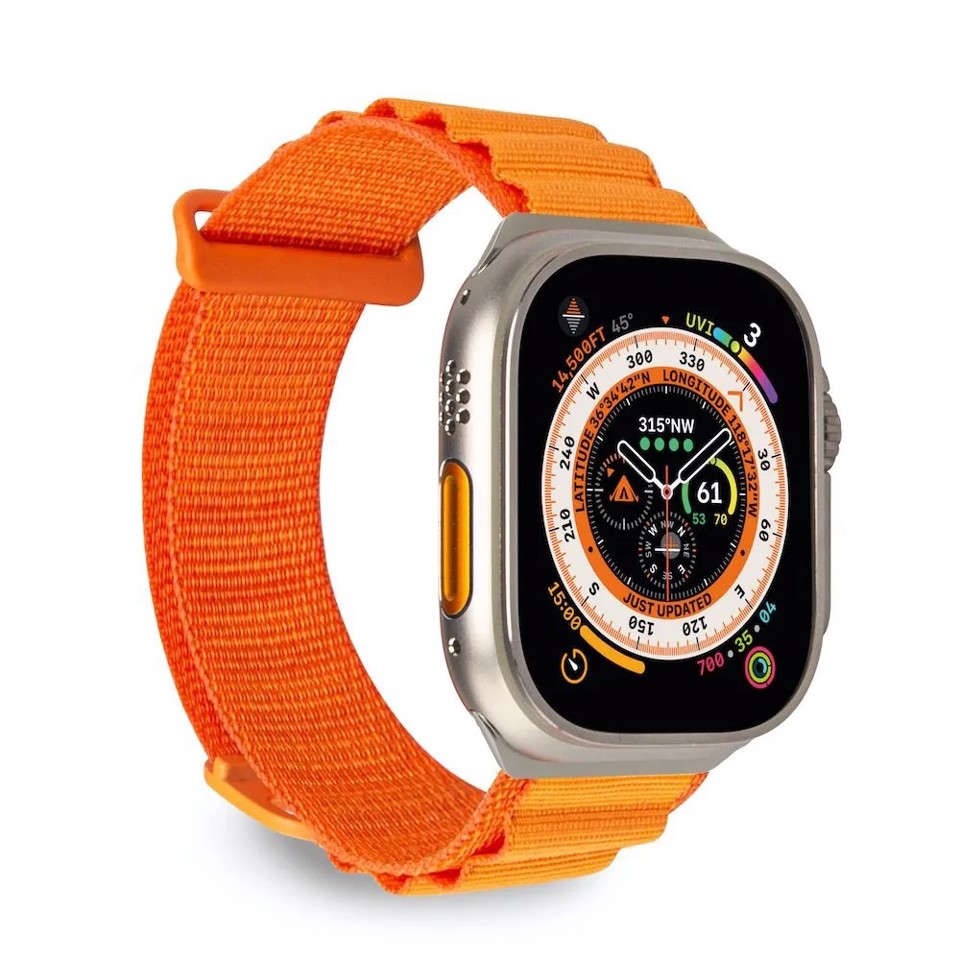 PURO PUAW44EXTREMEORA accessorio indossabile intelligente Band Arancione Nylon
