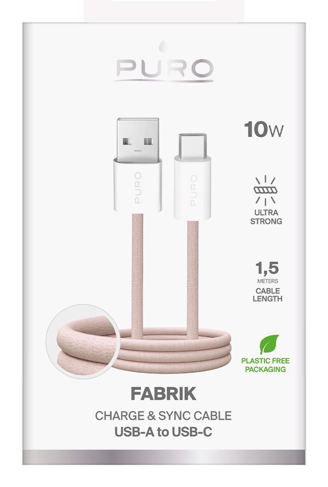 PURO PUCAC10WFABK415MTBEG cavo USB USB 2.0 1,5 m USB A USB C Beige