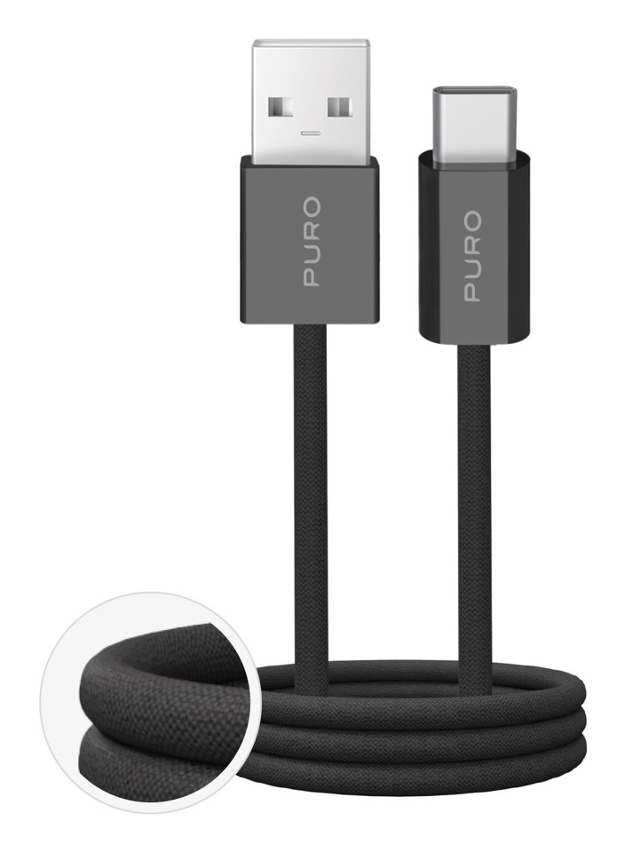 PURO PUCAC10WFABK415MTBLK cavo USB USB 2.0 1,5 m USB A USB C Nero
