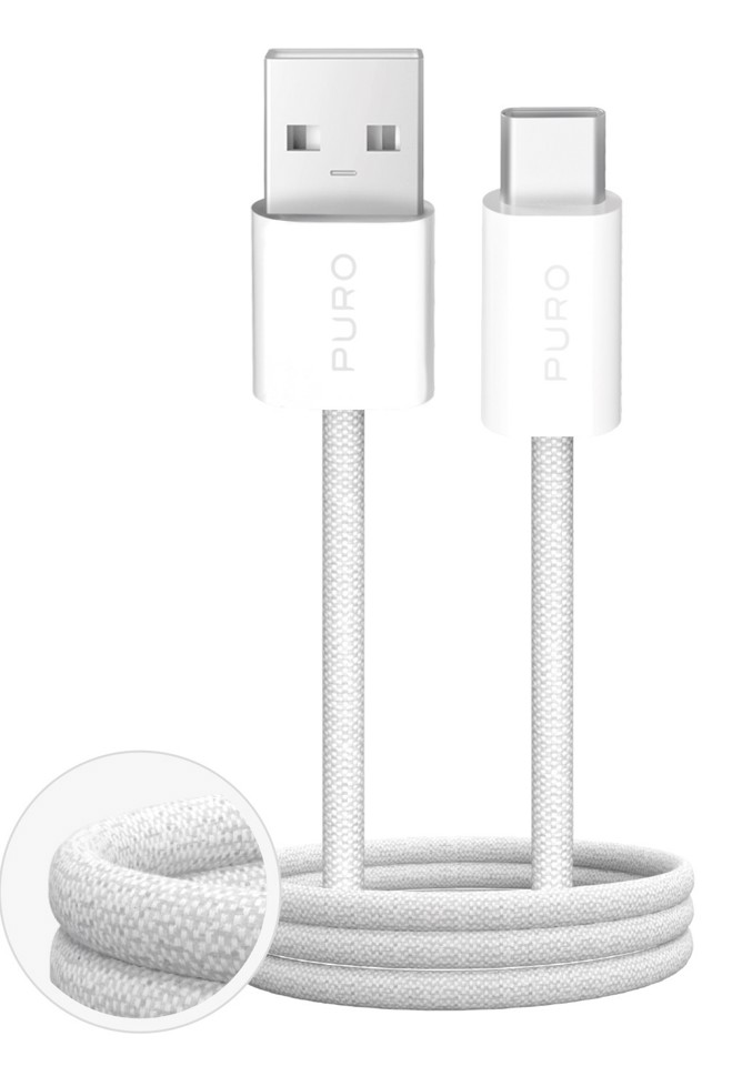 PURO PUCAC10WFABK415MTWHI cavo USB USB 2.0 1,5 m USB A USB C Bianco