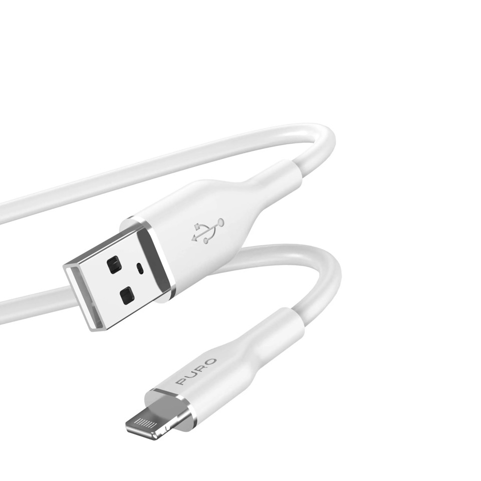 PURO PUCAPLTICONWHI cavo USB 1,5 m USB 3.2 Gen 1 (3.1 Gen 1) USB A Lightning Bianco