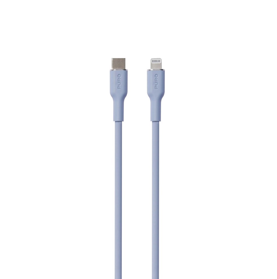 PURO PUCAPLTUSBCICONLBLUE cavo USB 1,5 m USB 3.2 Gen 1 (3.1 Gen 1) USB C Lightning Blu