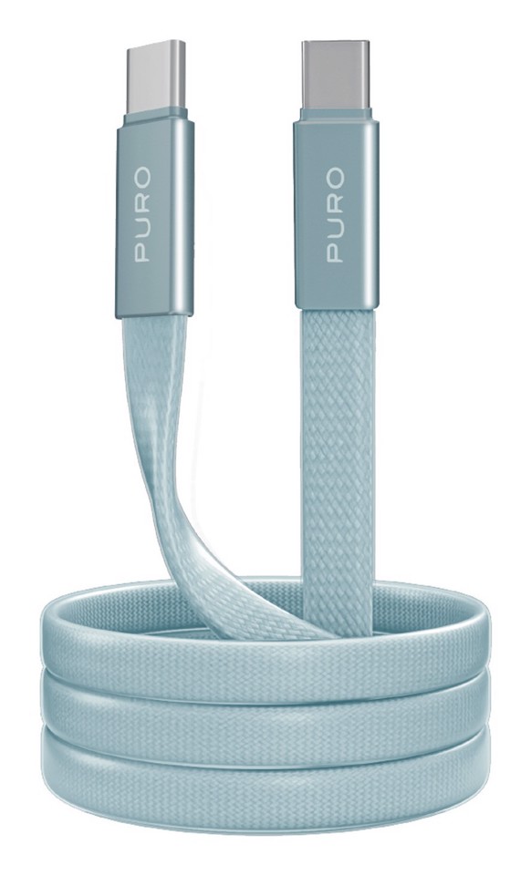 PURO PUCCC60WSLIM1MTA cavo USB USB 2.0 1 m USB C 480 Gbit/s Blu