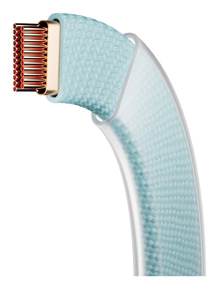PURO PUCCC60WSLIM1MTA cavo USB USB 2.0 1 m USB C 480 Gbit/s Blu