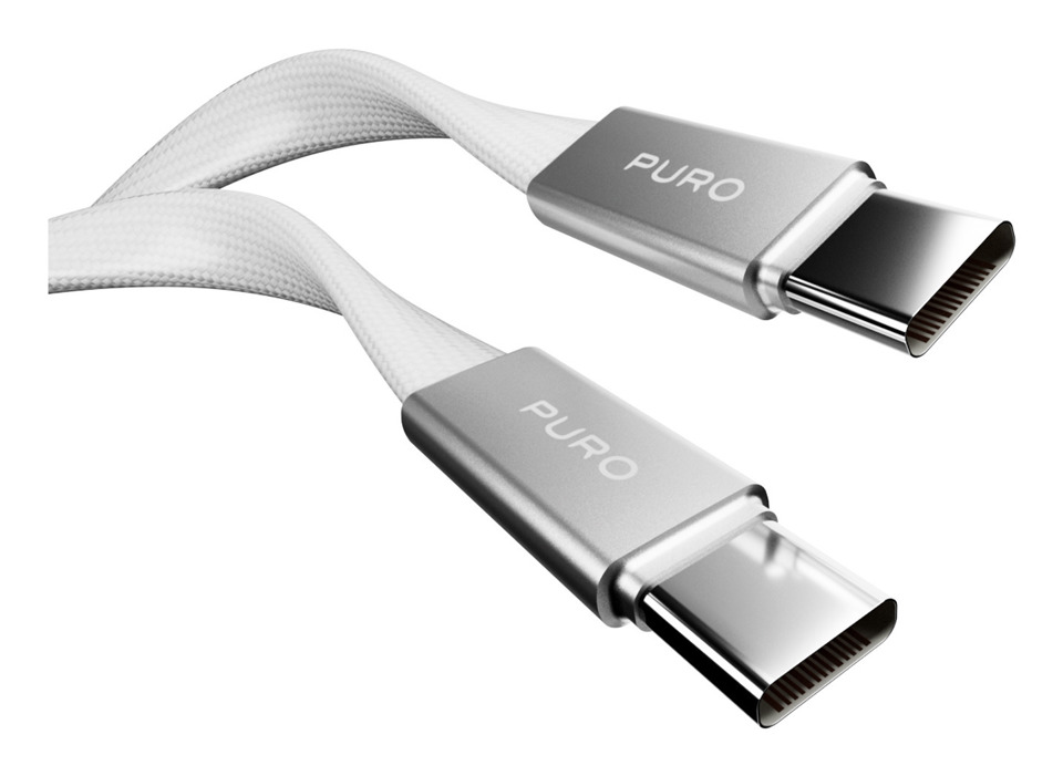 PURO PUCCC60WSLIM1MTW cavo USB USB 2.0 1 m USB C 480 Gbit/s Bianco