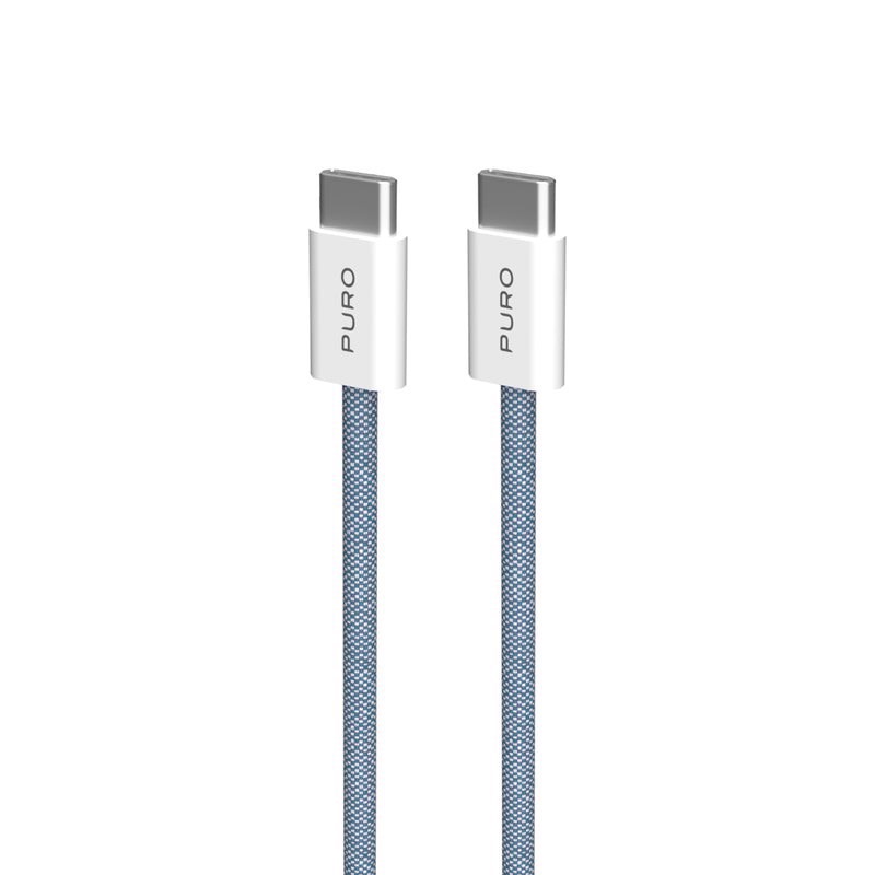PURO PUCCCFABK415MTBLUE cavo USB USB 2.0 1,5 m USB C Blu