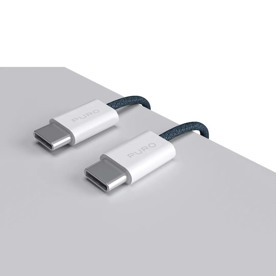 PURO PUCCCFABK415MTDKBLUE cavo USB 1,5 m USB 2.0 USB C Blu