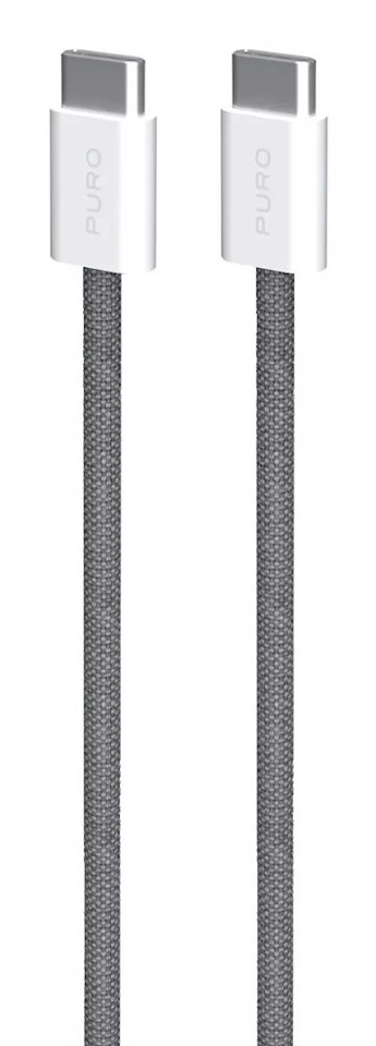 PURO PUCCCFABK415MTDKGREY cavo USB 1,5 m USB 2.0 USB C Grigio