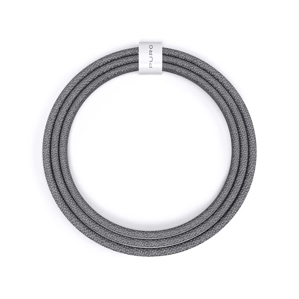 PURO PUCCCFABK415MTDKGREY cavo USB 1,5 m USB 2.0 USB C Grigio