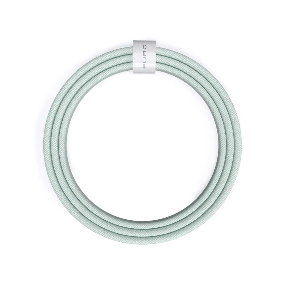 PURO PUCCCFABK415MTGRN cavo USB 1,5 m USB 2.0 USB C Verde