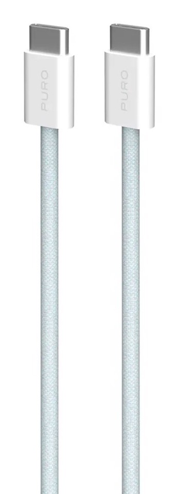 PURO PUCCCFABK415MTLBLUE cavo USB 1,5 m USB 2.0 USB C Blu