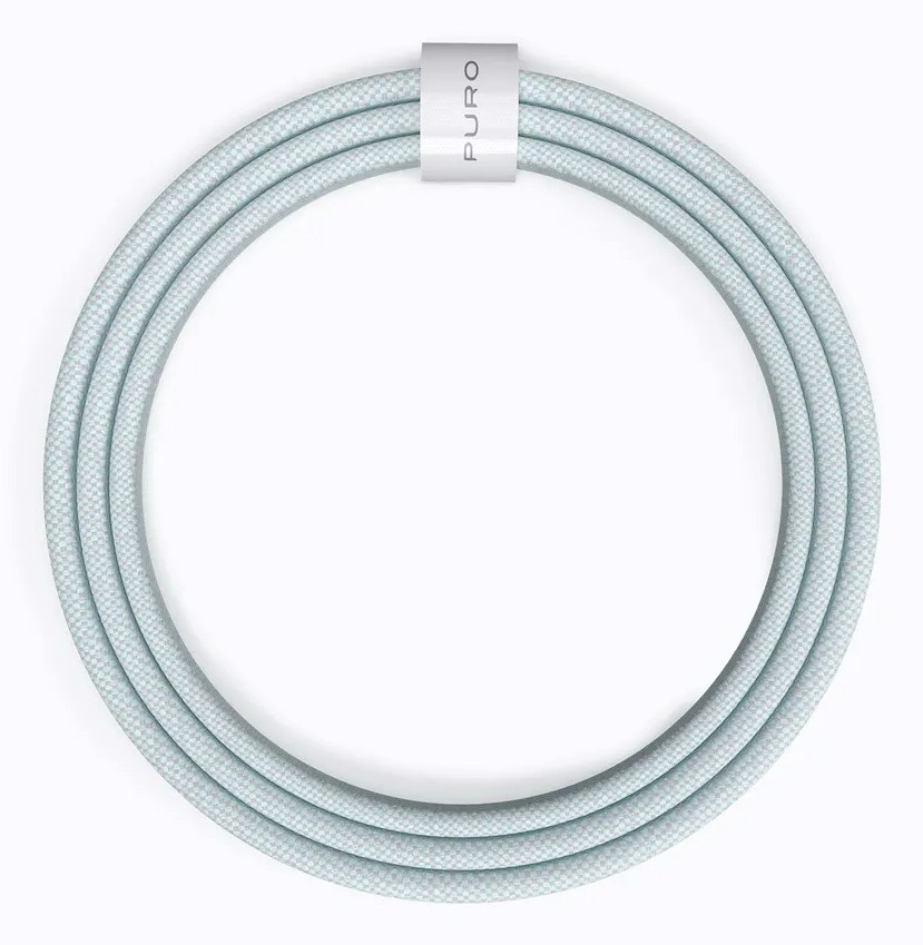 PURO PUCCCFABK415MTLBLUE cavo USB 1,5 m USB 2.0 USB C Blu