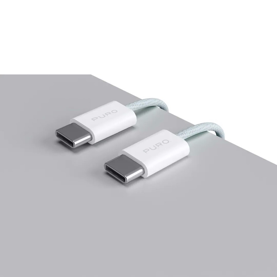 PURO PUCCCFABK415MTLBLUE cavo USB 1,5 m USB 2.0 USB C Blu