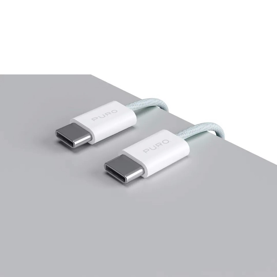 PURO PUCCCFABK415MTLBLUE cavo USB USB 2.0 1,5 m USB C 0,48 Gbit/s 60 W Blu