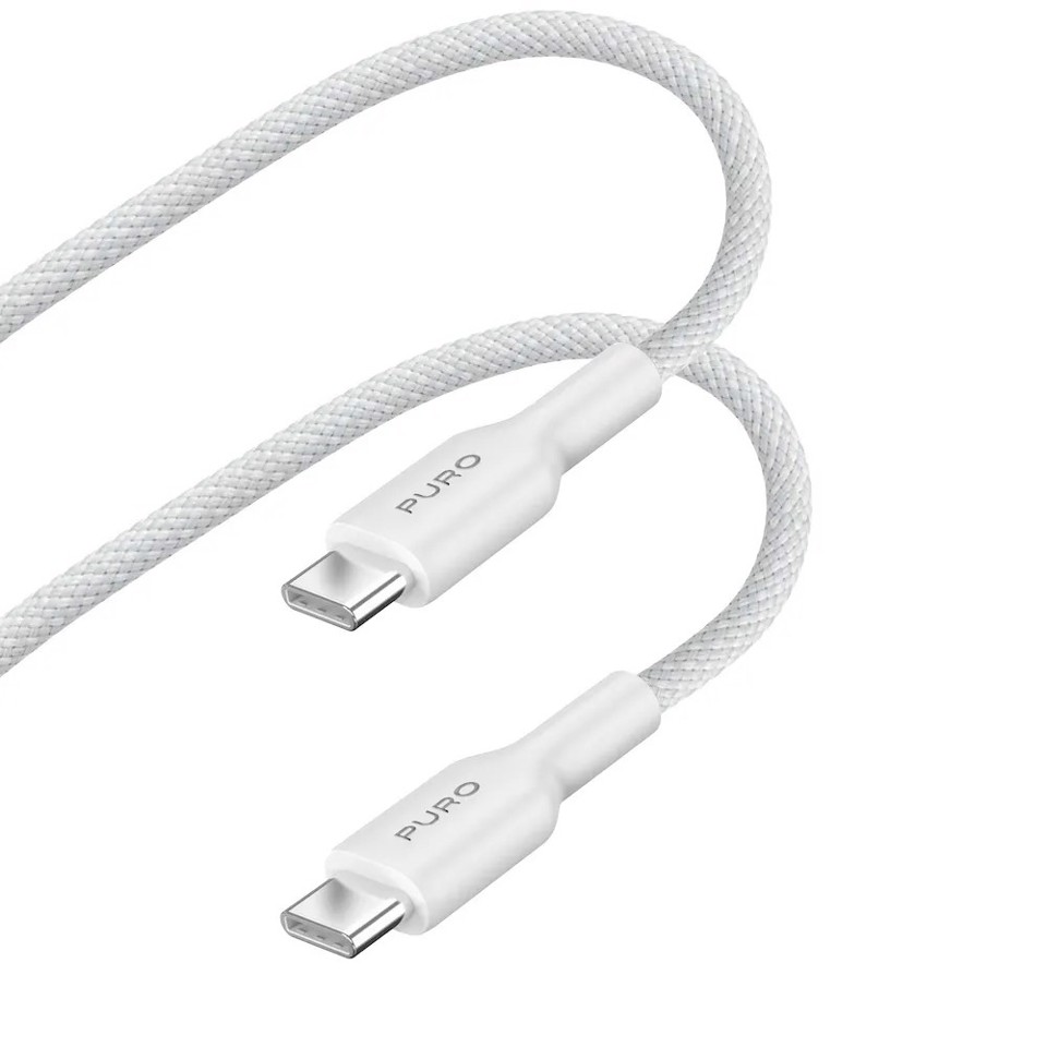 PURO PUCUSBCUSBCFABK4WHI cavo USB 1,2 m USB 2.0 USB C Bianco