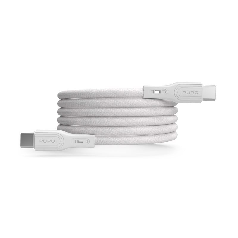 PURO PUCUSBCUSBCMAGWHI cavo USB USB 3.2 Gen 2 (3.1 Gen 2) 1 m USB C 20 Gbit/s 60 W Bianco