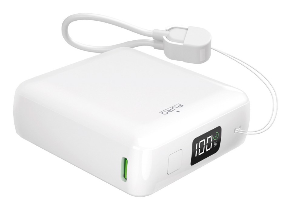 PURO PUFCBB100P12WHI batteria portatile Ioni di Litio 10000 mAh Bianco