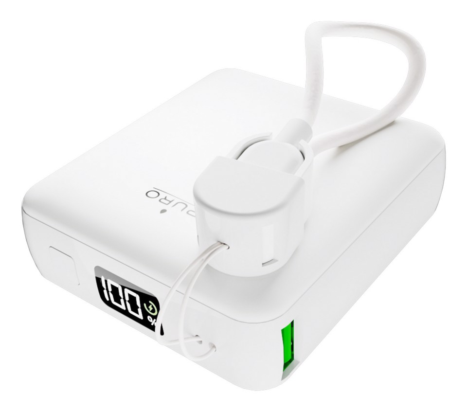 PURO PUFCBB100P12WHI batteria portatile Ioni di Litio 10000 mAh Bianco