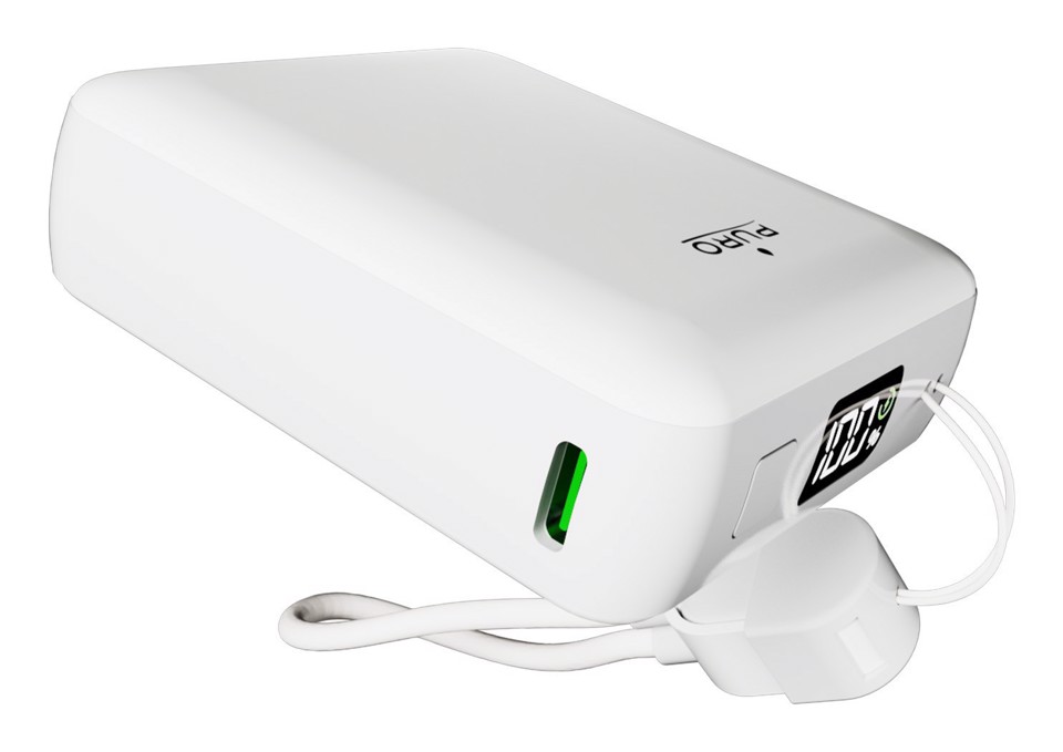 PURO PUFCBB100P12WHI batteria portatile Ioni di Litio 10000 mAh Bianco