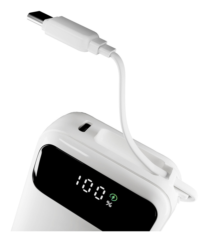 PURO PUFCBB10C2CHDWHI batteria portatile Polimeri di litio (LiPo) 10000 mAh Bianco