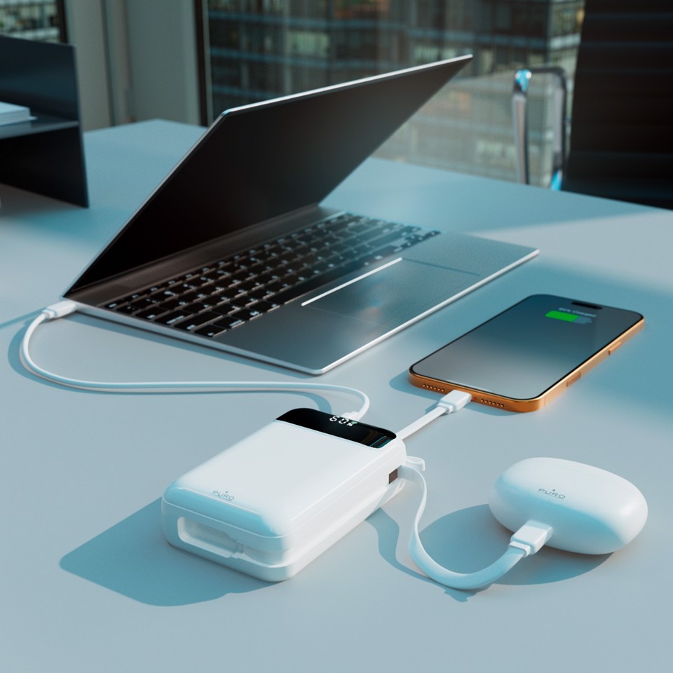 PURO PUFCBB20C2CHDWHI batteria portatile 20000 mAh Bianco