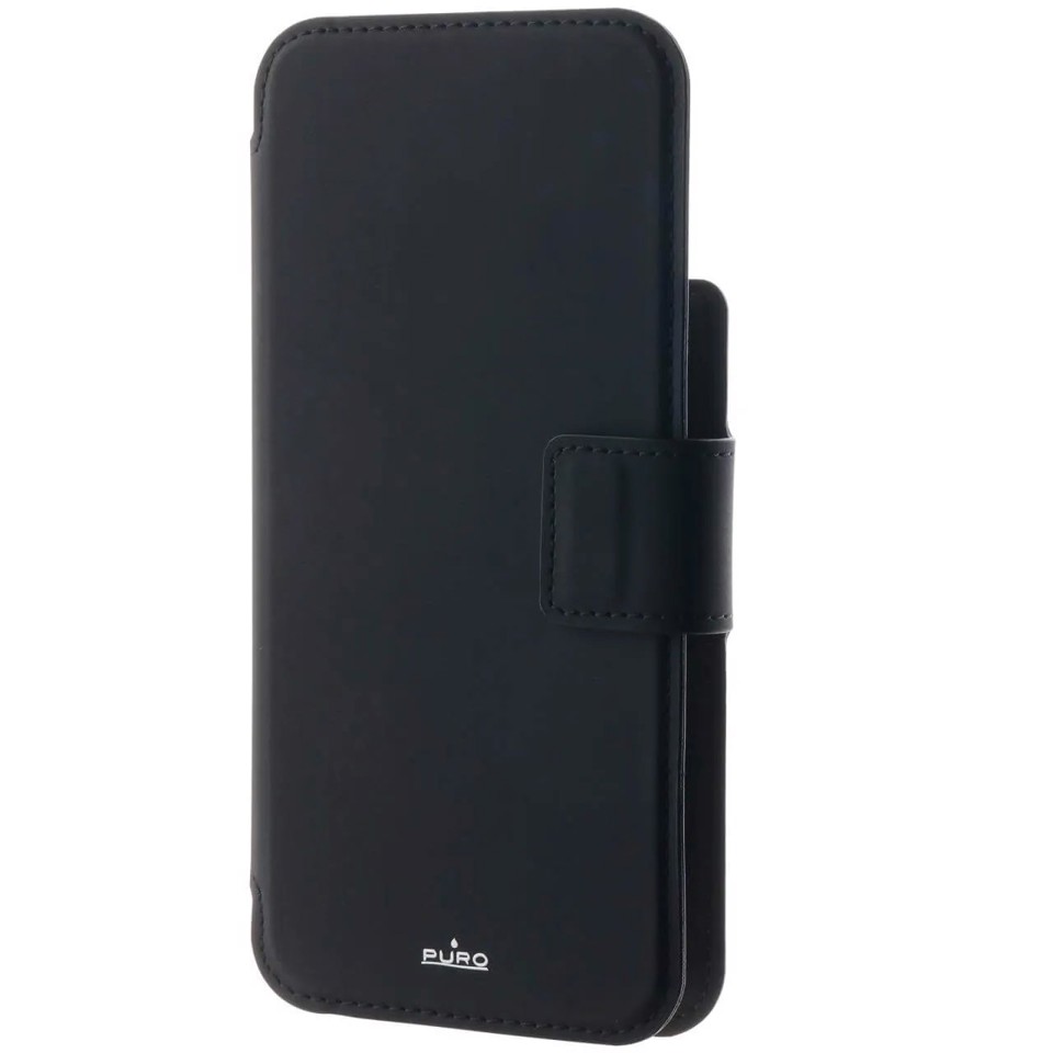 PURO PUIP61MAGFOLIOBLK custodia per cellulare 15,5 cm (6.1") Custodia a borsellino Nero