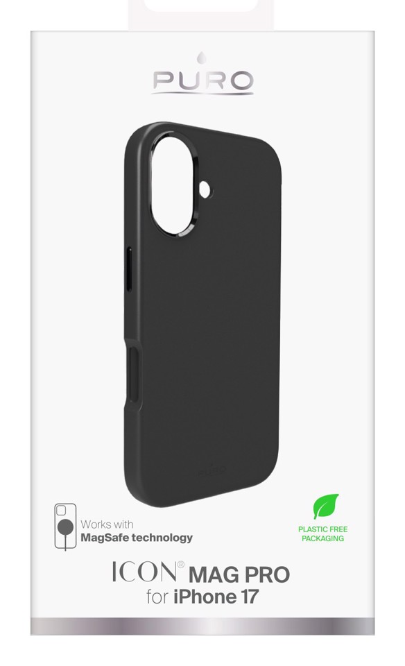 PURO PUIPC1763ICONMPBLK Cover Nero iphone 17