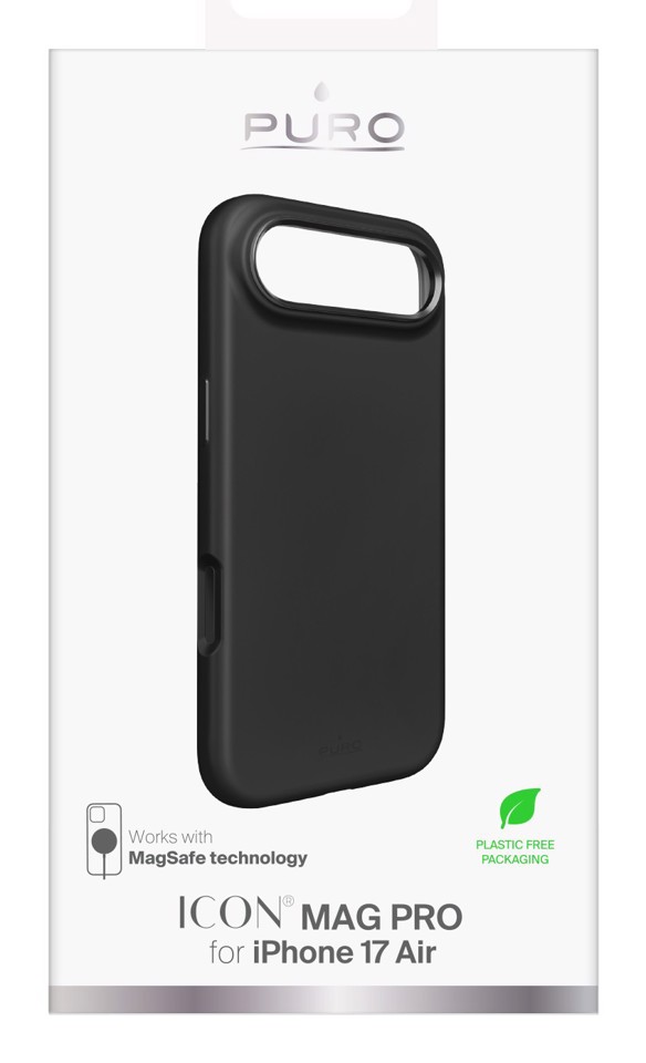 PURO PUIPC1763ICONMPBLK Cover Nero iphone 17 air