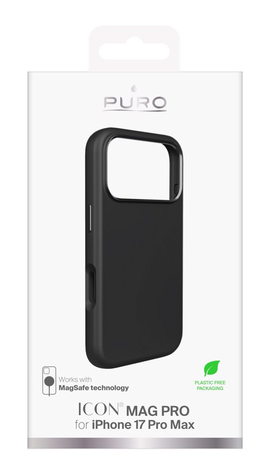 PURO PUIPC1763ICONMPBLK custodia per cellulare 17,4 cm (6.86") Cover Nero