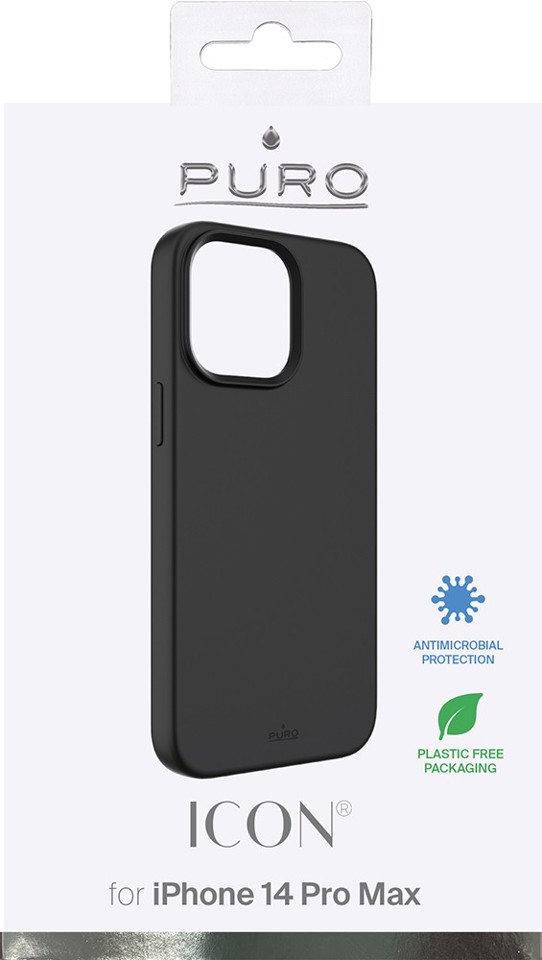 PURO PUROCOQICONBKIP14PM custodia per cellulare Nero