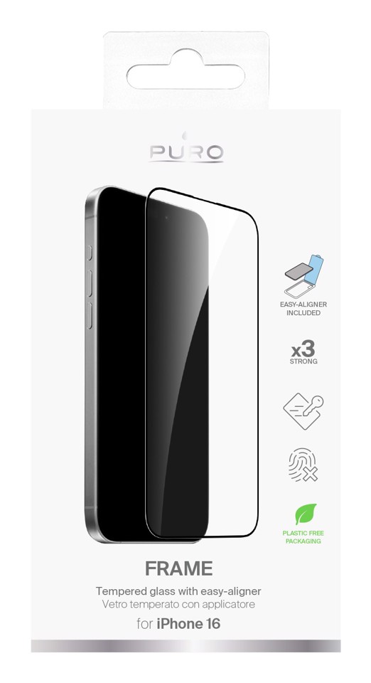 PURO PUSDGFRAIPHONE1661 protezione per lo schermo e il retro dei telefoni cellulari Pellicola proteggischermo trasparente Apple 1 pz