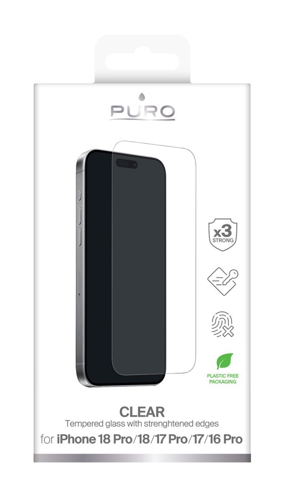 PURO PUSDGIPHONE1863 protezione per lo schermo e il retro dei telefoni cellulari Pellicola proteggischermo trasparente Apple 1 pz