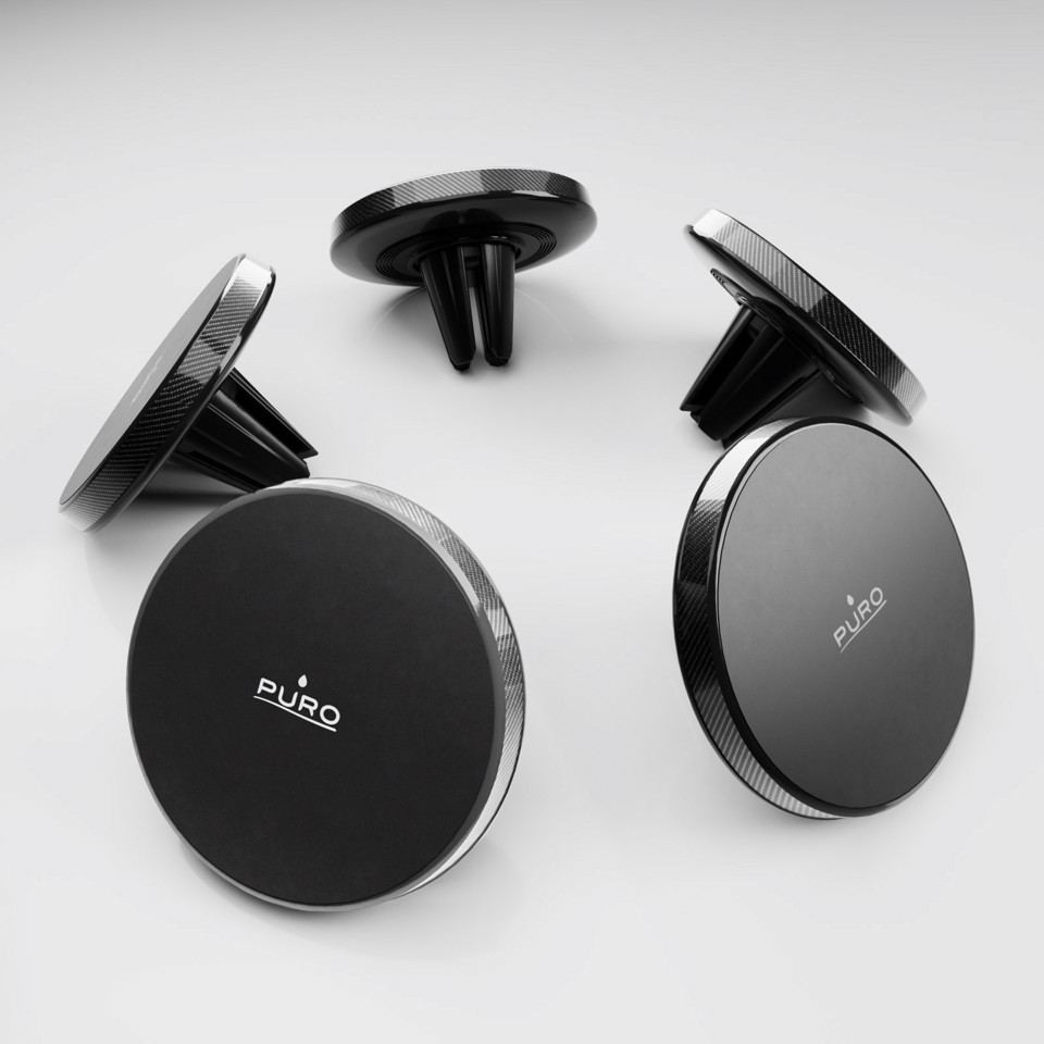 PURO PUSHLMAGBLK supporto per personal communication Supporto passivo Telefono cellulare/smartphone Nero