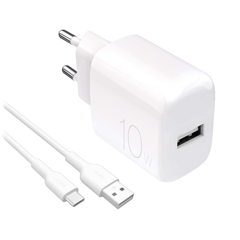 PURO PUTCUSBA10WDYKACWHI Caricabatterie per dispositivi mobili Universale Bianco AC Interno