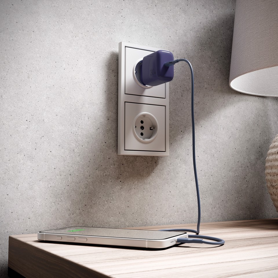 PURO PUTCUSBC30WDYDKBL17 Caricabatterie per dispositivi mobili Universale Blu scuro AC Ricarica rapida Interno