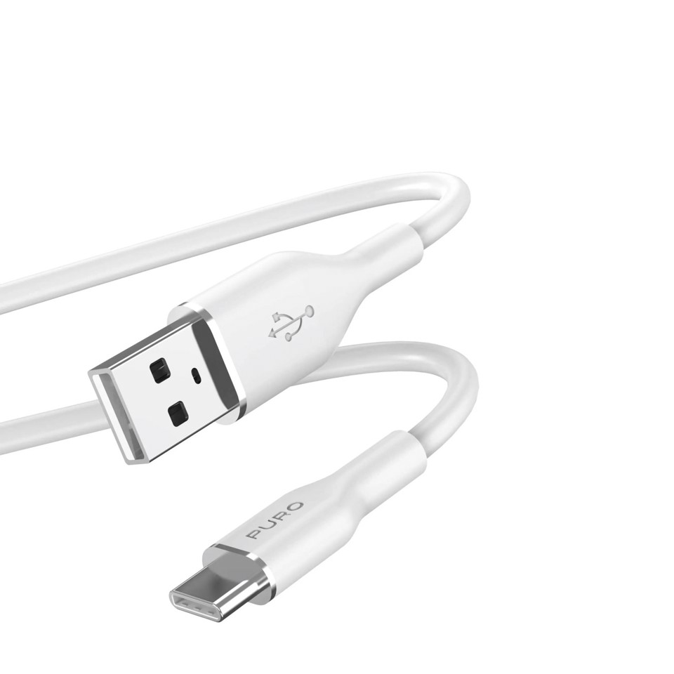 PURO PUUSBCICONWHI cavo USB USB 3.2 Gen 1 (3.1 Gen 1) 1,5 m USB A USB C Bianco