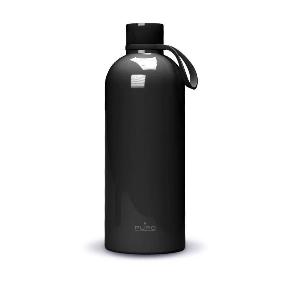 PURO PUWB500DW3BLK borraccia Uso quotidiano 500 ml Acciaio inossidabile Nero